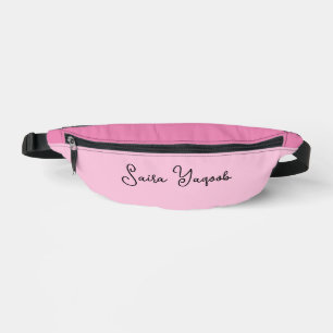  personalized Name colorful pink purple Bum Bags