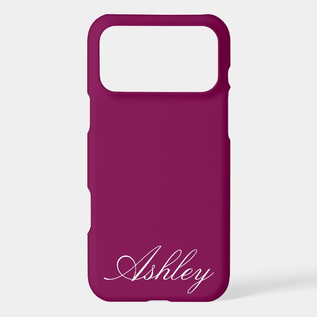 Personalized Name Custom Modern Minimal Monogram  (Back)