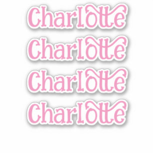 Personalized Name Decal Custom Times Four Sticker