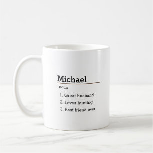Personalized Name Definition Mug, custom Coffee Mug