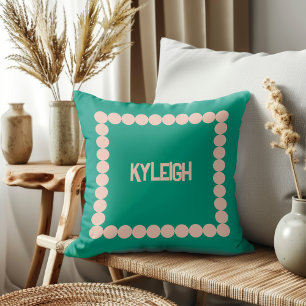 Personalized Name Dorm Room Decor, Custom Cushion