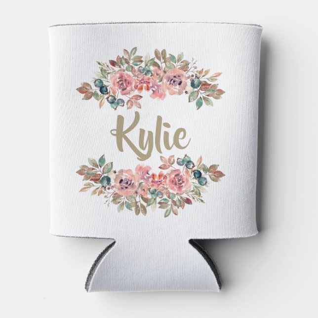 Personalized Name Drink Identifier  Can Cooler (Front)