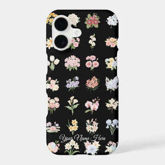 Personalized Name & Ethereal Garden Bloom Case-Mat