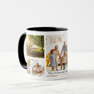 Personalized Name Family Collage Photo Mug
