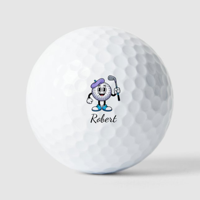 Personalized Name  Funny Golf Balls (Front)