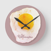 Personalized Name Funny Retro Food Lover Egg Fried