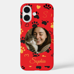 Personalized Name, Initial & Photo iPhone 16 Case