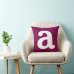Personalized Name Initial Stylish Modern Minimal  Cushion<br><div class="desc">Personalized Name Initial Stylish Modern Minimal Monogram Sofa Throw Pillow Cover.</div>