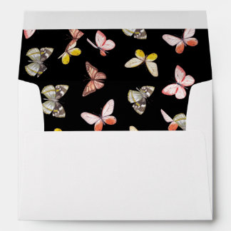 PERSONALIZED NAME MODERN MINIMAL WHITE WEDDING ENVELOPE