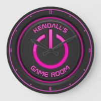 Personalized NAME Neon Power Button Game Room Sign