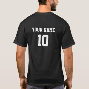 Personalized Name Number Front Back  T-Shirt