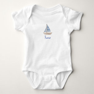 PERSONALIZED NAME one-piece Baby Bodysuit
