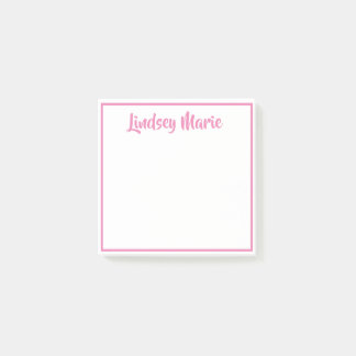 PERSONALIZED name Post-It notes