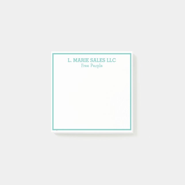 PERSONALIZED name Post-It notes (Front)