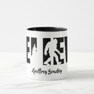 Personalized name Sasquatch Cryptid Believe Mug