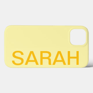 Personalized Name Simple Stylish Modern Minimal iPhone 13 Case