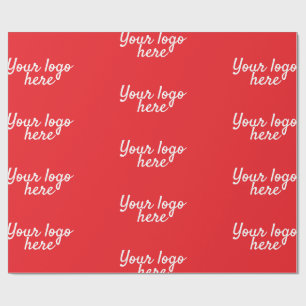 Personalized Name Simple stylish Your logo here Wrapping Paper