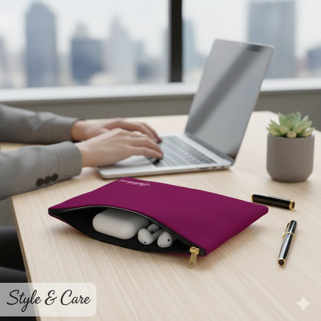 Personalized Name Small Wine Lover Accessory Pouch (Personalized Name Small Wine Lover Accessory Pouch Gift)