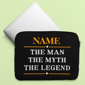 Personalized Name The Man The Myth The Legend Laptop Sleeve