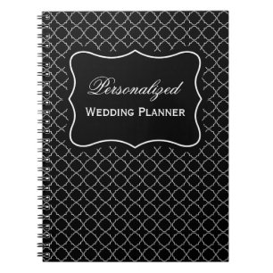 Personalized name wedding planner spiral notebook