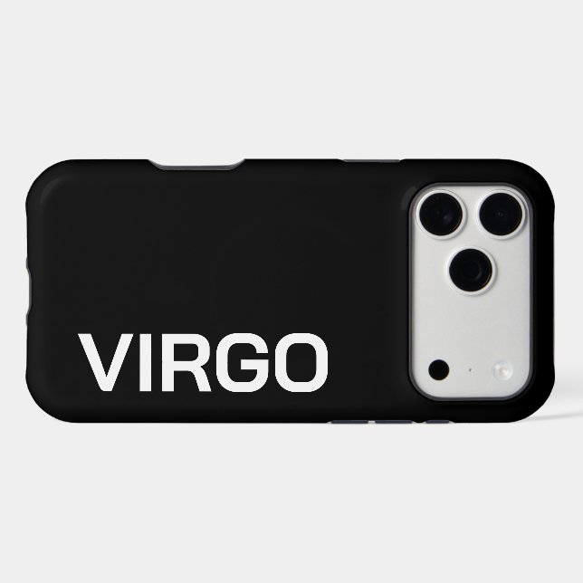 PERSONALIZED NAME ZODIAC SIGN STYLISH MODERN  (Back Horizontal)