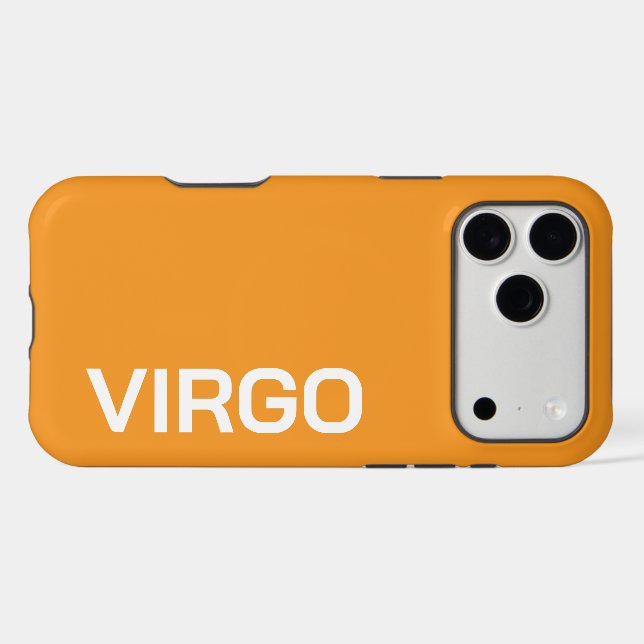 PERSONALIZED NAME ZODIAC SIGN STYLISH MODERN  (Back Horizontal)
