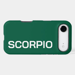 PERSONALIZED NAME ZODIAC SIGN STYLISH MODERN GREEN