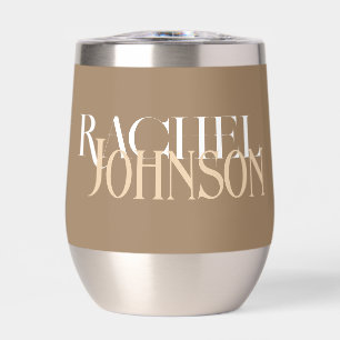 Personalized Names Stylish beige 