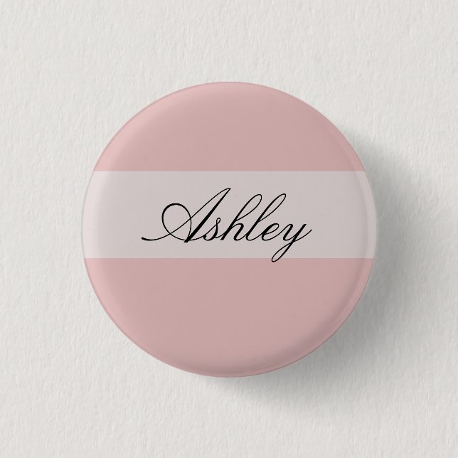 Personalized Nametag Button (Front)