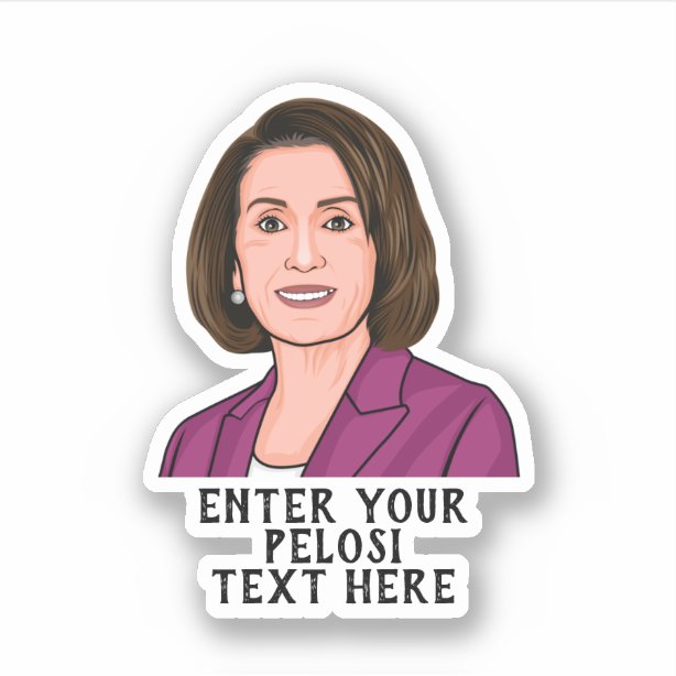 Pelosi Stickers & Labels | Zazzle UK