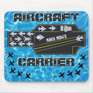 Personalized Navy Now's Aircraft Carrier 2.0 Mouse Mat