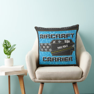 Personalized Navy Now's Aircraft Carrier Cushion