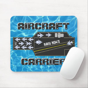 Personalized Navy Now's Aircraft Carrier Striker Mouse Mat