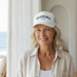 Personalized New Grandma Est Date Father's Day Trucker Hat<br><div class="desc">This “Grandma Est 2026” hat is the perfect way to celebrate a new grandma. The bold collegiate style lettering gives it a classic, sporty look she can wear with pride. A fun gift for pregnancy announcements, baby showers, or surprise grandma reveals. Thoughtful, practical, and something she will actually wear long...</div>