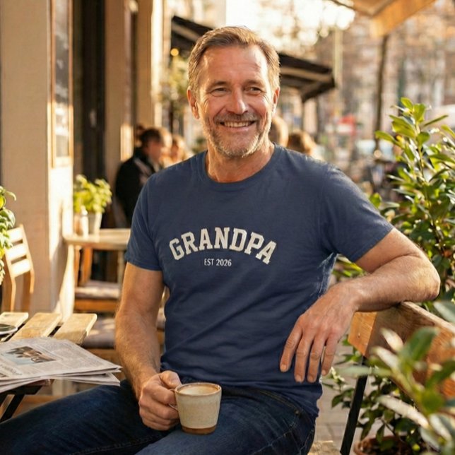 Personalized New Grandpa Est Date Father's Day Tri-Blend Shirt (Creator Uploaded)