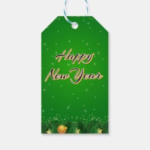 Personalized New Year Gift Tags