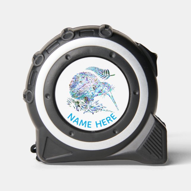 PERSONALIZED NEW ZEALAND KIWI PAUA TAPE MEASURE 1 (Front)