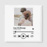 Personalized Newlywed Photo Song Playlist Magnet<br><div class="desc">This personalized song playlist design can be customized with your own music of choice or personalized message,  as well as the couple's name by clicking on the "personalize this template" button. You can also replace the image with your own image or picture.</div>