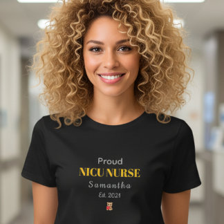 Personalized NICU Nurse T-Shirt