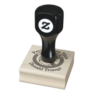 PERSONALIZED No Trump Rubber Stamp