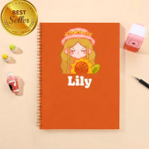 Personalized Notebook for girls