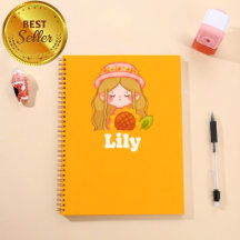 Personalized Notebook for girls