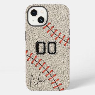 Personalized Number and Name Baseball Custom iPhone 13 Case