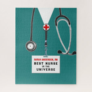 Personalized Nurse Gift Jigsaw Puzzle