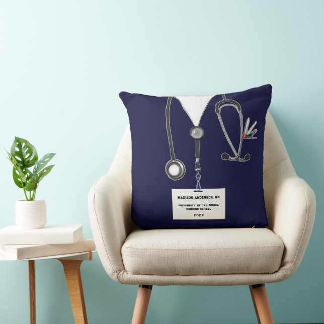 Personalized Nurse Graduation Gift Cushion (Chair)