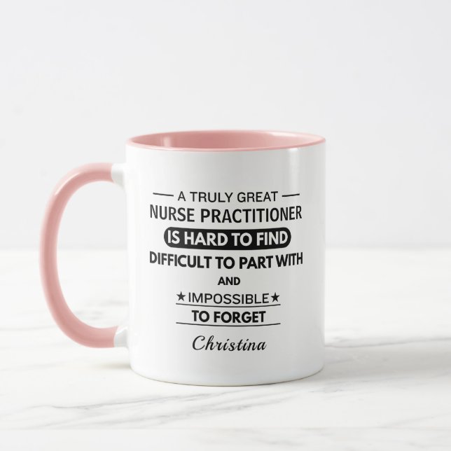 Personalized Nurse Practitioner Mug (Left)