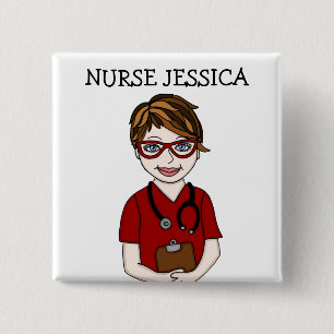Personalized Nurse's Name Badge 