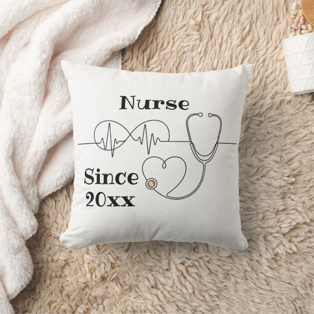 Personalized Nursing Gift with Name pillow (Blanket)