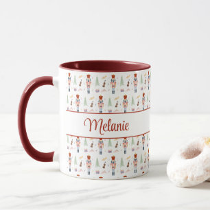 Personalized Nutcracker Ballet Music Holiday Mug