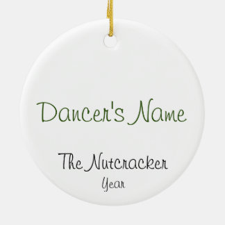 Personalized Nutcracker Clara Keepsake  Ceramic Or Tree Decoration